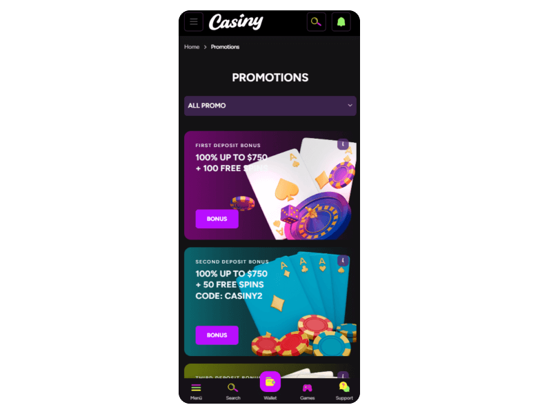 Casiny Casino No Deposit Bonus Unlocking Big Wins without Spending a Dime